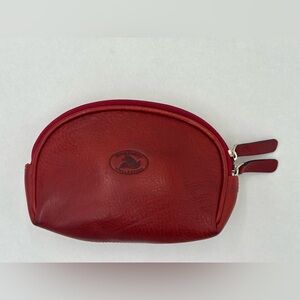 SERGIOS COLLECTION 100% Leather Cosmetic Bag NEW WITHOUT TAGS OXBLOOD